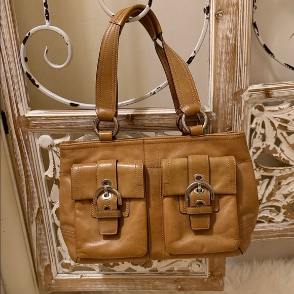Coach Vintage Y2K Tan Leather Shoulder Bag 🩷 - Picture 15 of 15